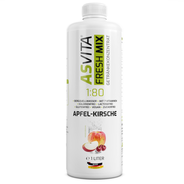 Fresh Mix 1:80 - 1 Liter Flasche Apfel-Kirsch