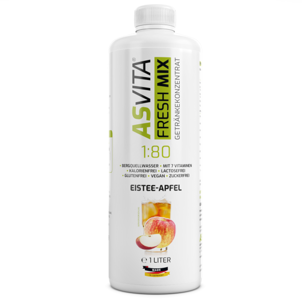 Fresh Mix 1:80 - 1 Liter Flasche Eistee-Apfel