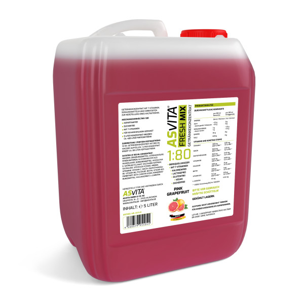 Fresh Mix 1:80 - 5 Liter Kanister Pink Grapefruit