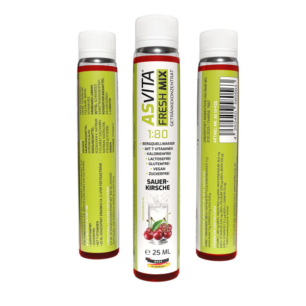 Fresh Mix 1:80 - 25ml Fresh2Go Sauerkirsche