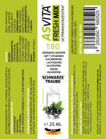 Fresh Mix 1:80 - 25ml Fresh2Go Schwarze Traube
